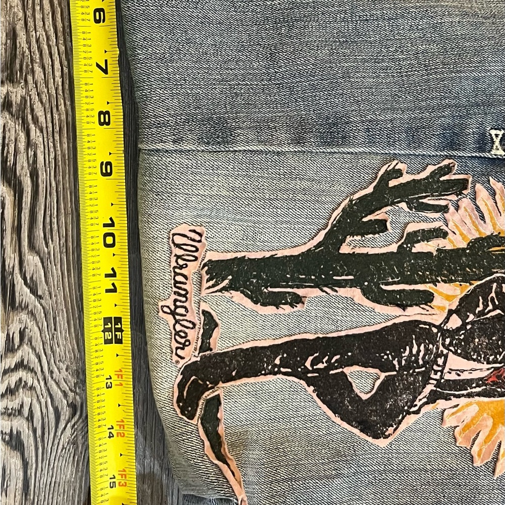 Ariat Denim Tote Bag with Western Design - Picture 9 of 9
